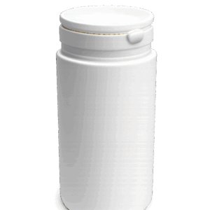 צנצנת 1000 מ"ל  HDPE לבן ראש לחץ 95