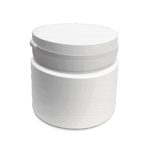 צנצנת 500 מ"ל  HDPE לבן ראש לחץ 95
